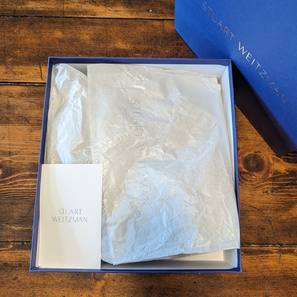 Stuart Weitzman Gray Suede Wedges, Size 8.5 - Picture 10 of 10